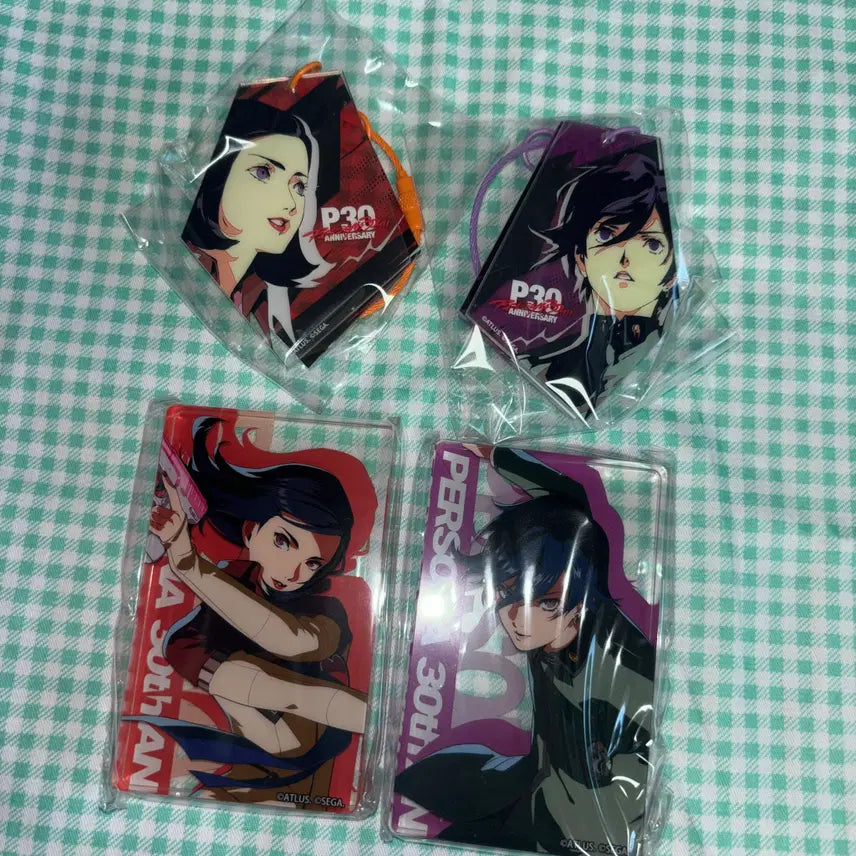 [BUNJANG] Persona 30th Anniversary Acrylic Block/Keyring Set / 페르소나 30주년 1주 2주 중국 아크릴 블럭/키링 판매
