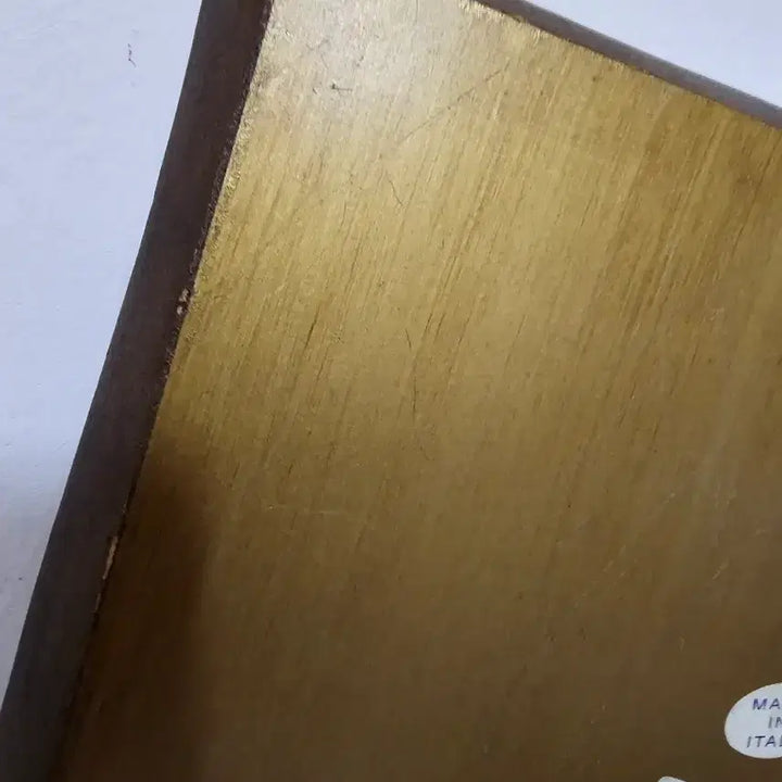 [BUNJANG] Italian Vintage Gilt Tray (70s-80s) / 이태리 70-80년대제작 빈티지 금박 트레이  31.5*31.5