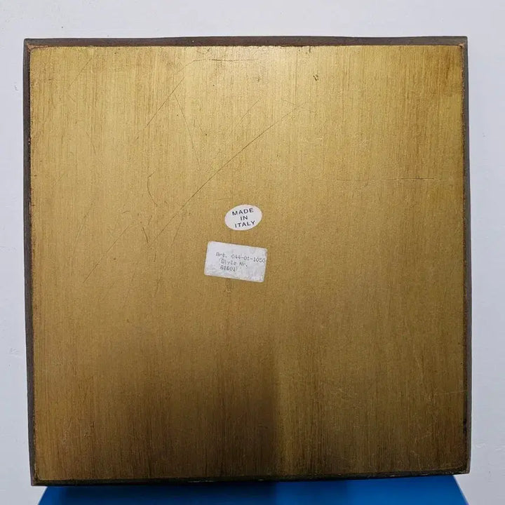 [BUNJANG] Italian Vintage Gilt Tray (70s-80s) / 이태리 70-80년대제작 빈티지 금박 트레이  31.5*31.5
