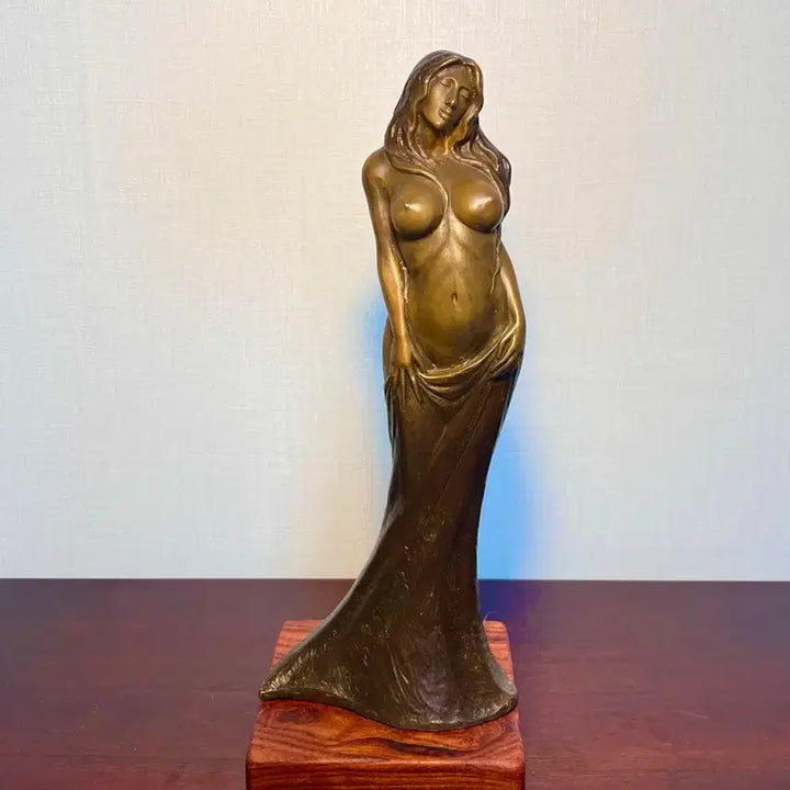 [BUNJANG] Dongbronze "Eternal Silhouette" Bronze Woman Sculpture (35cm) / 동브론즈 여인상 영원의 실루엣(35cm)