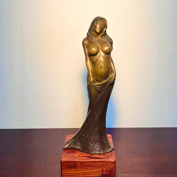 [BUNJANG] Dongbronze "Eternal Silhouette" Bronze Woman Sculpture (35cm) / 동브론즈 여인상 영원의 실루엣(35cm)