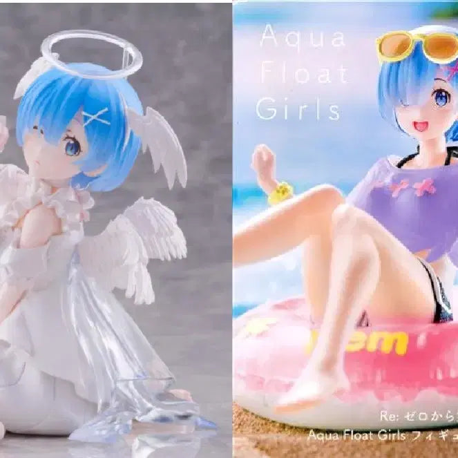 [BUNJANG] Bandai Relax Time Rem / Aqua Float Girls Rem Figure (Sealed) / (미개봉) 반다이 릴렉스타임 엔젤 렘 / 아쿠아 플로트 걸즈 렘 피규어
