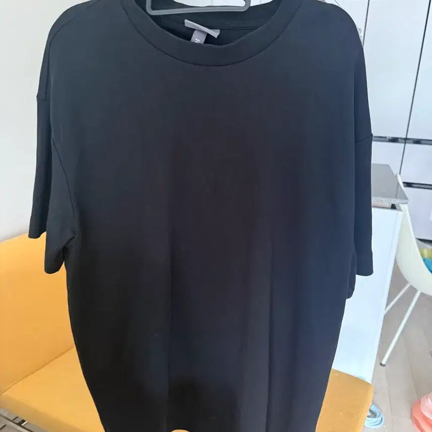 [SOLD OUT] H&amp;M 루즈핏 블랙 반팔 티셔츠 L