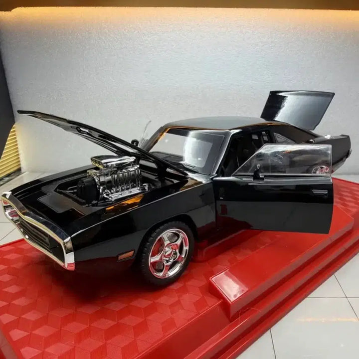 [BUNJANG] Black Dodge Charger 1:24 Scale Diecast Model Car / 다이캐스트 닷지 차저 검정색 1:24 모형카