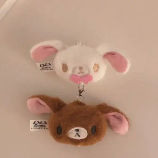 [BUNJANG] Sugar Bunnies Plush Keychain (Shirousa / Kurousa) / 슈가바니즈 인형 키링 (시로우사 / 쿠로우사)