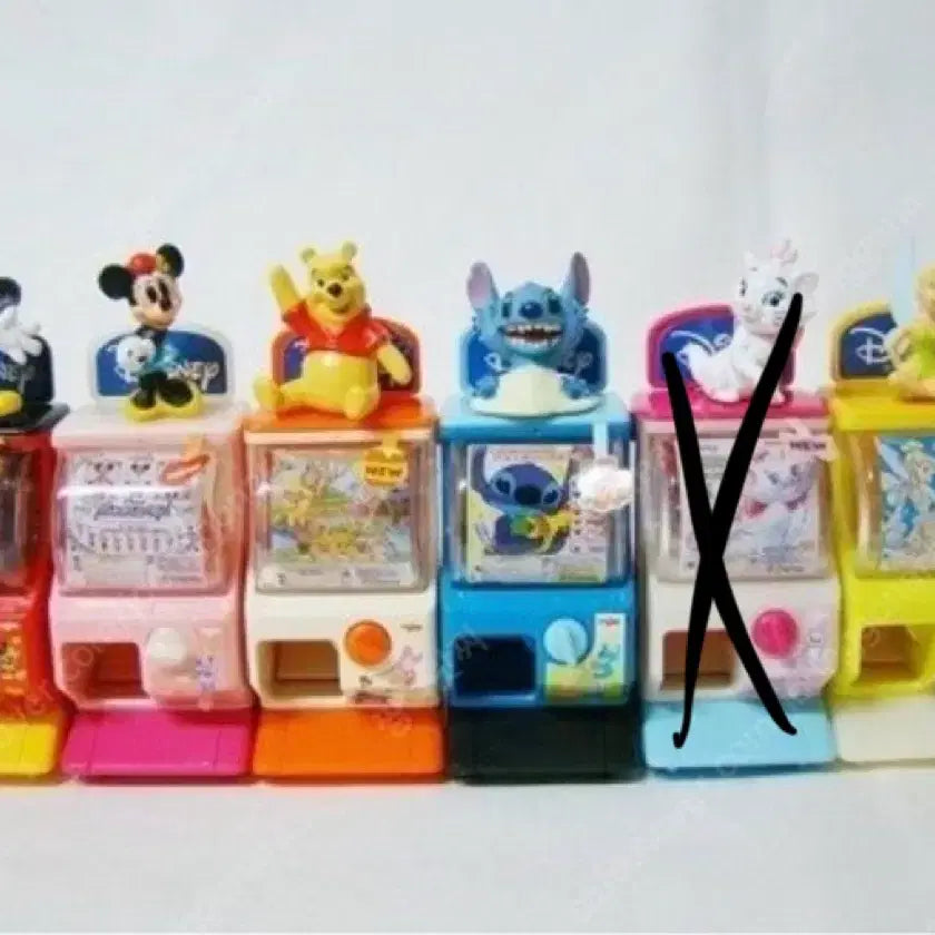 [BUNJANG] Disney Mini Gachapon Machine Set / 디즈니 미니가챠 머신 미니뽑기 머신