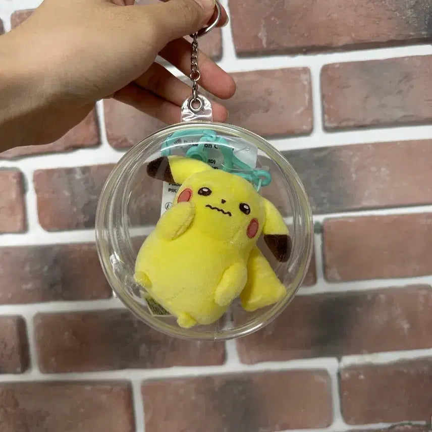 [BUNJANG] Pokemon Pikachu Coward Personality Mascot Plush Keychain / [반택포]포켓몬스터 각양각색 피카츄 겁쟁이 성격 마스코트 인형 키링
