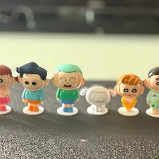 [BUNJANG] Crayon Shin-chan Face Transformation Figure 10pc Set (Used Display + 1 Sealed) / 짱구는 못말려 피규어 10종 세트 (전시용중고)+미개봉1개