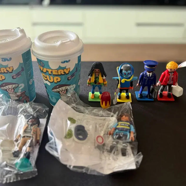 [BUNJANG] Playmobil Mystery Box Figures Set Bundle (7 Types) / 플레이모빌 미스터리컵 피규어 세트 7종일괄