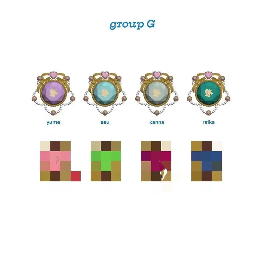 [BUNJANG] Ensemble Stars! Espri Meldy Ring Light G Group Badges / 앙스타 링라이트 G 뱃지 에스프리 멜디 유메 에스 칸나 라이카