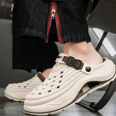 [BUNJANG] Beige Outdoor Sandals Slippers / 아웃도어 샌들 슬리퍼 새상품