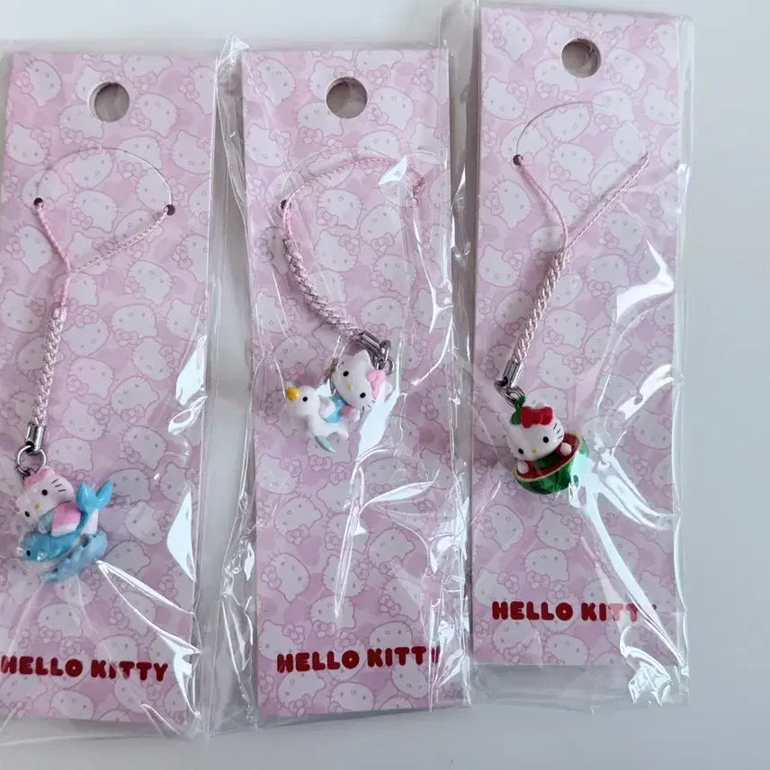 [BUNJANG] Sanrio Hello Kitty Stationery Kitty Strap Set / 산리오 키티문방구 키티스트랩 세트판매