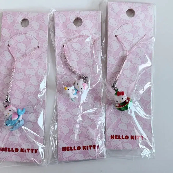 [BUNJANG] Sanrio Hello Kitty Stationery Kitty Strap Set / 산리오 키티문방구 키티스트랩 세트판매