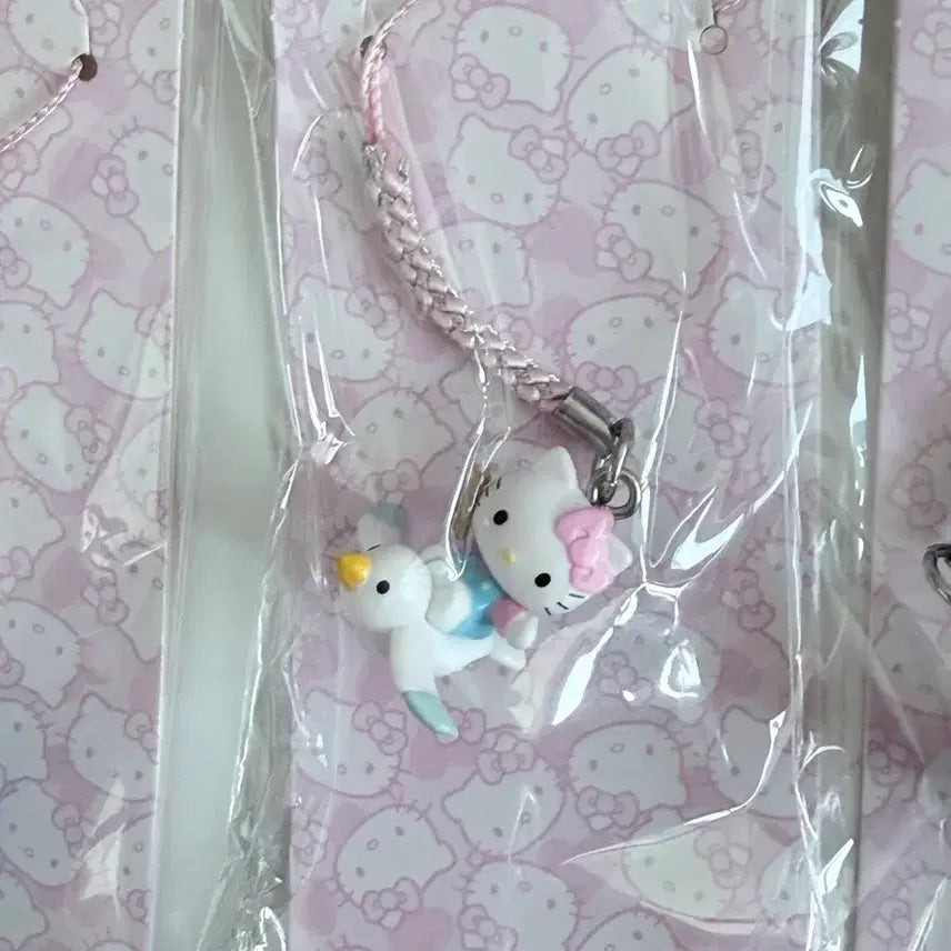 [BUNJANG] Sanrio Hello Kitty Stationery Kitty Strap Set / 산리오 키티문방구 키티스트랩 세트판매