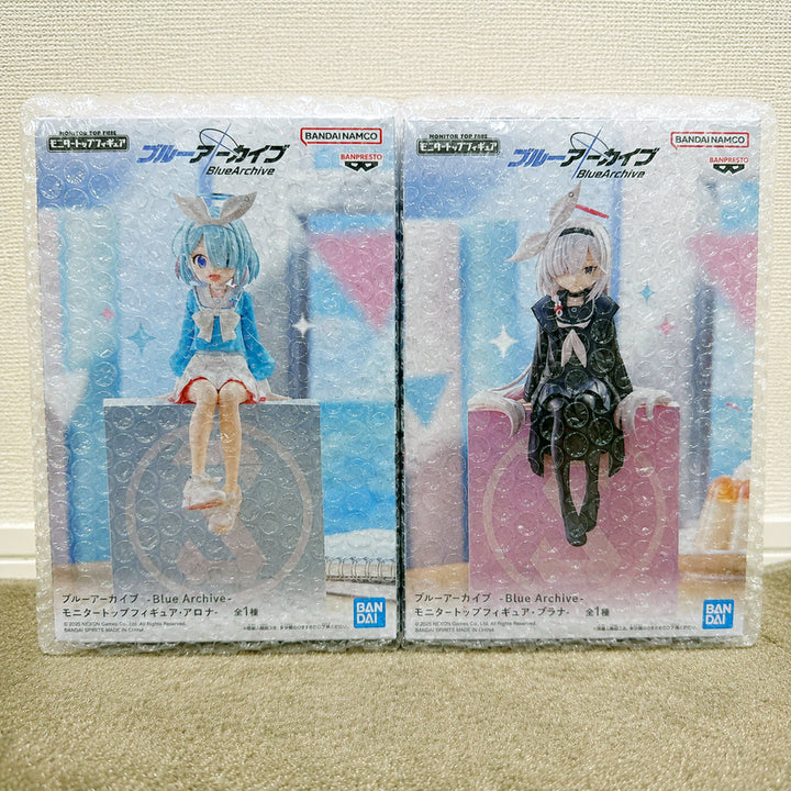 [BUNJANG] Blue Archive Desktop Monitor Top A-Rona &amp; P-Rona Set (Sealed) / (미개봉) 블루아카이브 데스크탑 모니터탑 아로나 프라나 세트