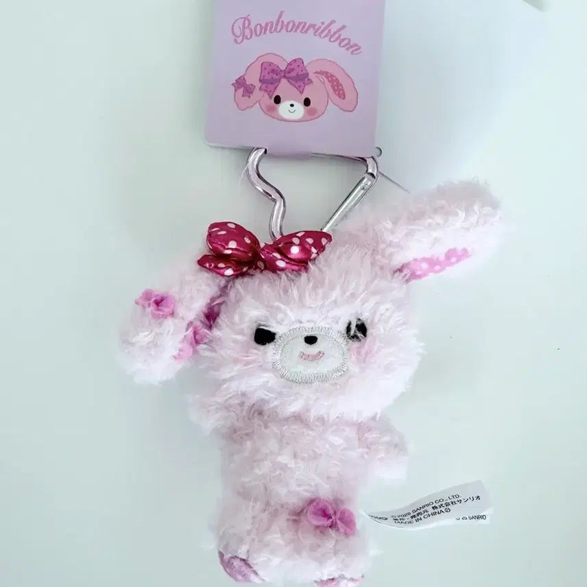 [BUNJANG] Sanrio Bonbon Ribbon Heart Carabiner / 산리오 본본리본 하트카라비너 봉봉리본