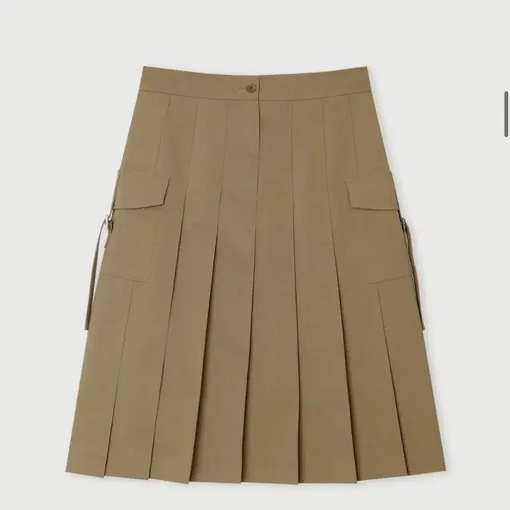 [BUNJANG] Ethos Whole Pleats Midi Skirt Beige M / Ethos 에토스 스커트 whole pleats midi skirt M