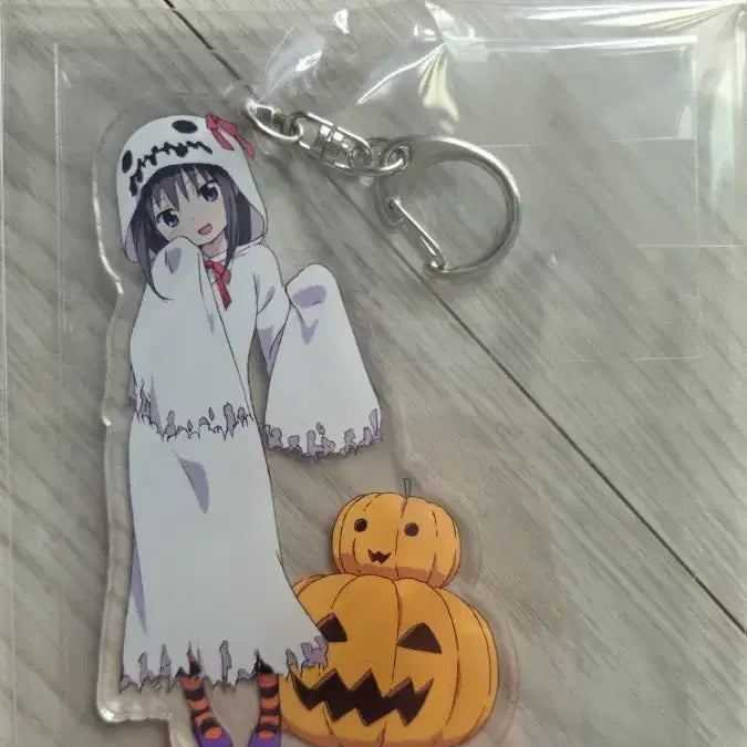 [BUNJANG] Madoka Magica Homura Halloween Acrylic Keyring / 마마마 호무라 할로윈 아크릴 키링