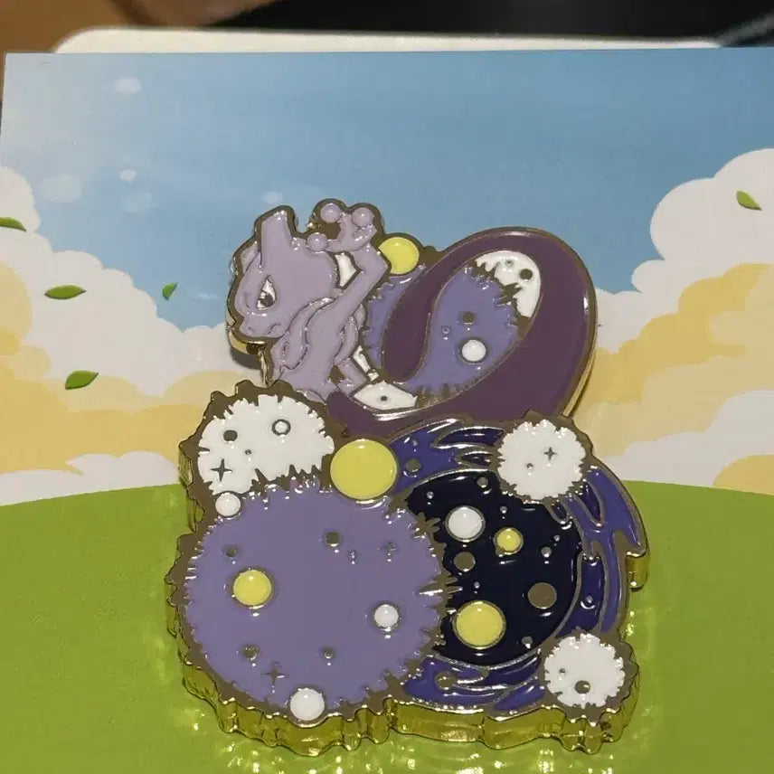 [BUNJANG] Issac Toast Mewtwo Badge / 이삭토스트 뮤츠 뱃지