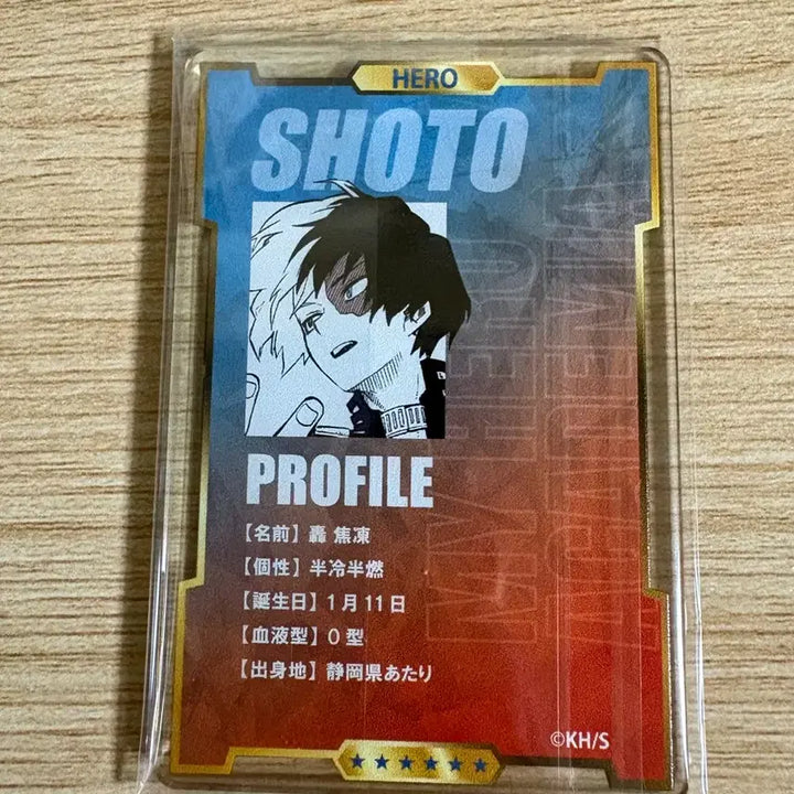[BUNJANG] My Hero Academia Shoto Todoroki Status Card Series 2 / 히로아카 나히아 쇼토 스테이터스 2탄 양도
