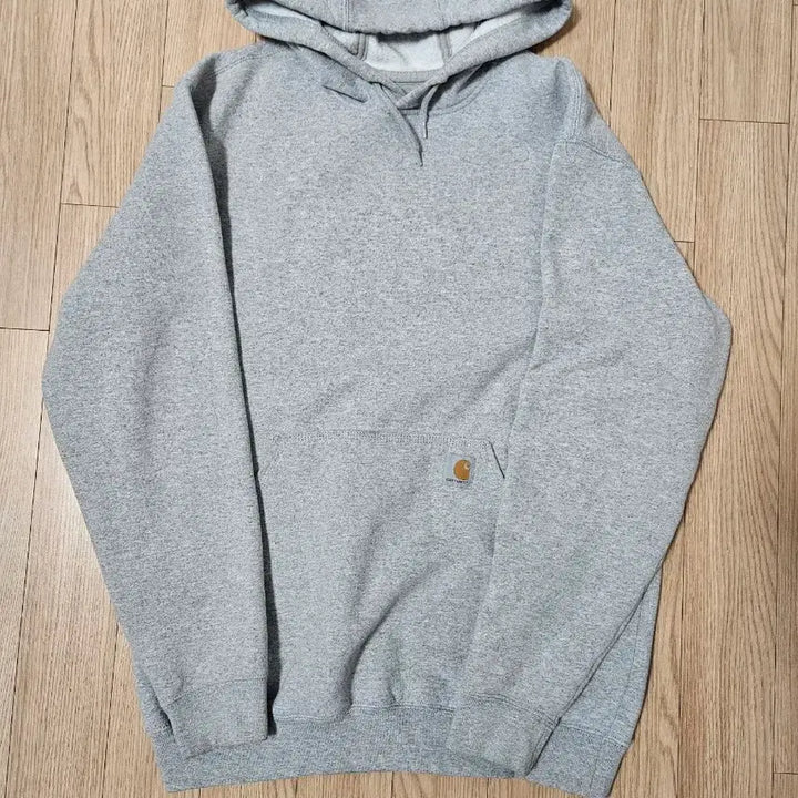 [BUNJANG] Carhartt Fleece Hoodie Grey / [m] 칼하트 기모 후드티 그레이