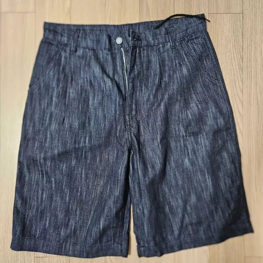 [BUNJANG] Roadzonegray Slub Washed Bermuda Denim Short Pants / [L] 로드존그레이 슬럽 워싱 버뮤다 데님 숏 팬츠 반바지