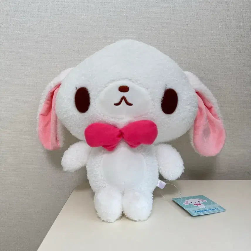 [BUNJANG] Sanrio Sugarbunnies Shirousa Plush 30cm / 산리오 슈가바니즈 시로우사 중형 인형 30cm 새상품 정품 흰색 토끼