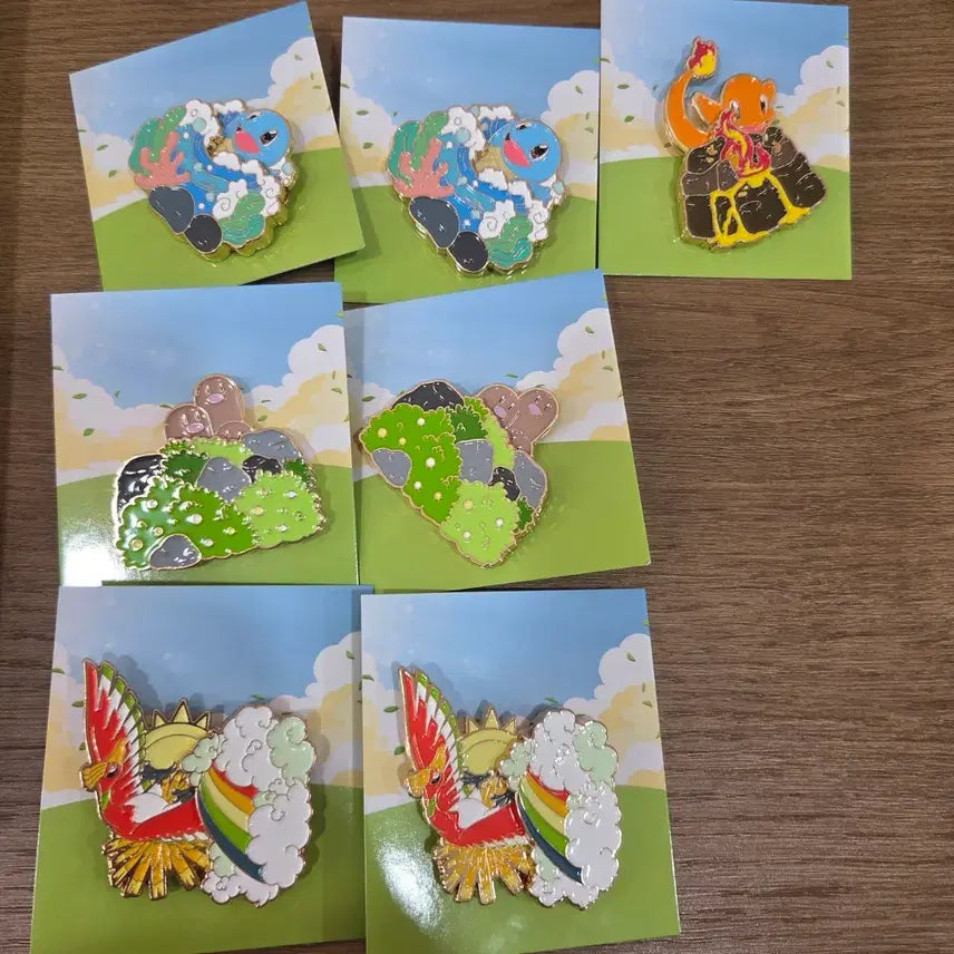 [BUNJANG] Isak Toast Pokemon Badge Collection / 이삭 토스트 포켓몬 뱃지 팝니다!!!!!