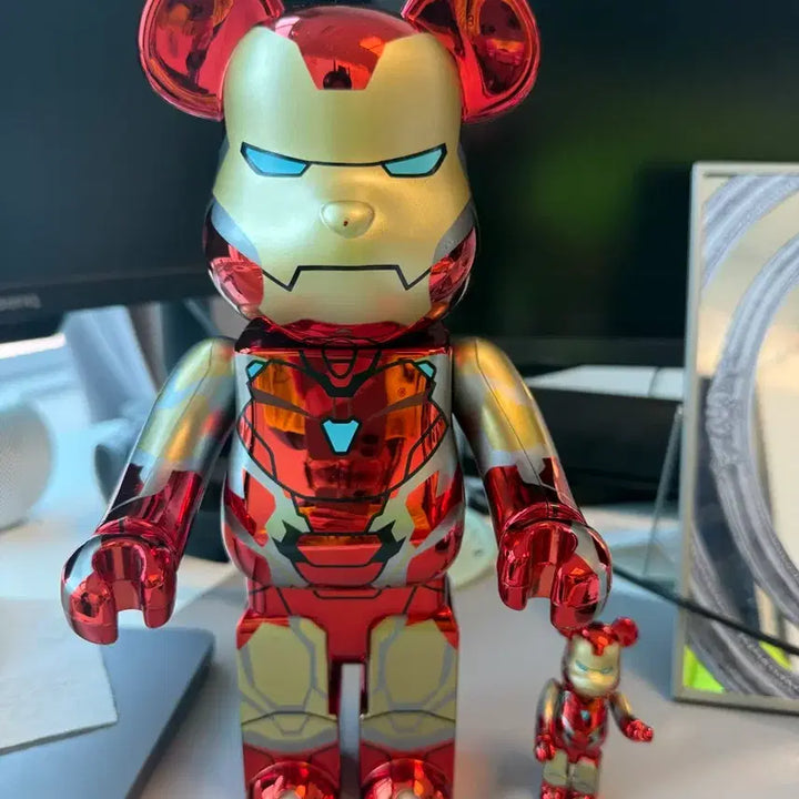 [BUNJANG] Medicom Toy Bearbrick Iron Man Mark 85 100% &amp; 400% Set / 베어브릭 마블 아이언맨 마크 85 100% &amp; 400% 세트