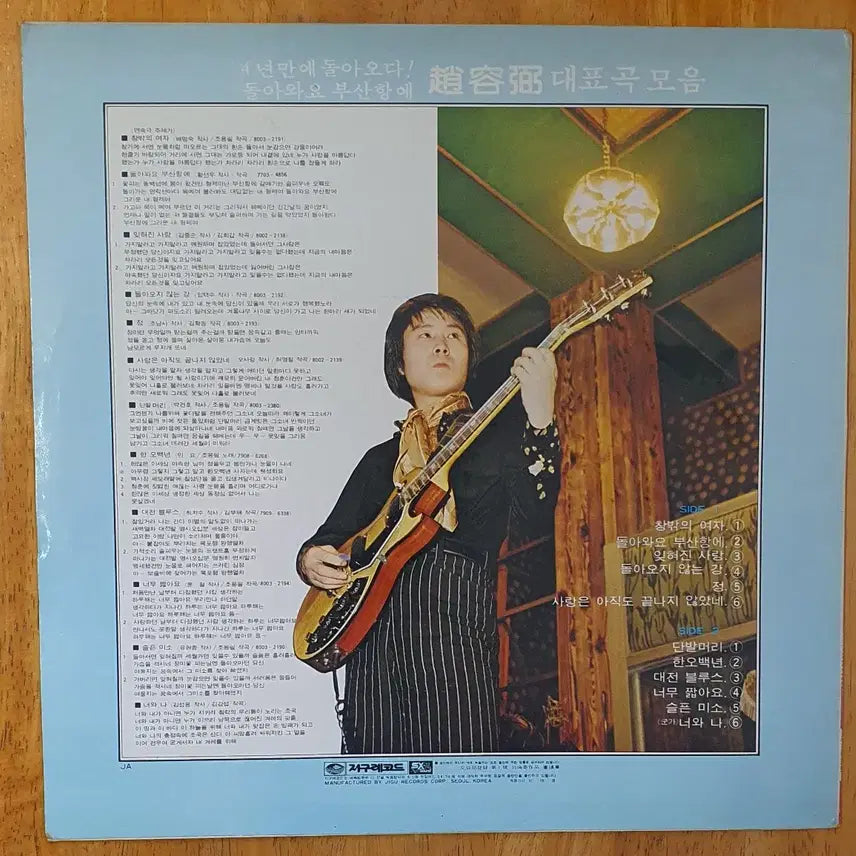 [BUNJANG] Cho Yong-pil 1st Album "Woman Outside the Window" LP / 조용필1집 창밖의 여자 LP