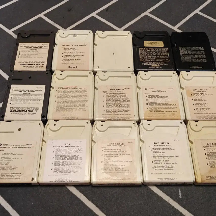 [BUNJANG] 8-Track Cartridge Tapes (15 Assorted Tapes) / 8트랙(8-Track Cartridge)테이프 15개-2 판매합니다.