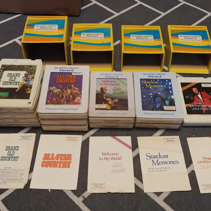 [BUNJANG] 8-Track Cartridge Tapes Collection (12 Tapes) / 8트랙(8-Track Cartridge)테이프 12개-3 판매합니다.