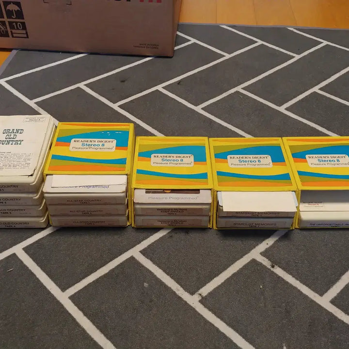 [BUNJANG] 8-Track Cartridge Tapes Collection (12 Tapes) / 8트랙(8-Track Cartridge)테이프 12개-3 판매합니다.