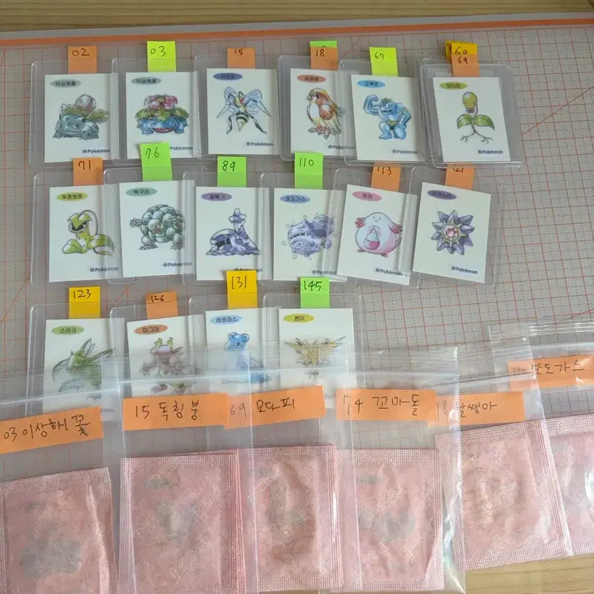 [BUNJANG] Pokemon 30th Anniversary Artwork Stickers (Tti-bbu-sil) / 포켓몬 30주년 아트웍 띠부씰