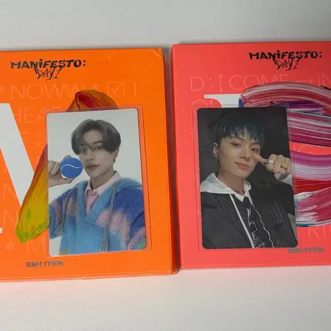 [BUNJANG] ENHYPEN Manifesto Unsealed Album Jake &amp; Jay Bundle Set Photocard Set / (일괄) 엔하이픈 매니페스토 개봉 앨범 제이크 제이 포카