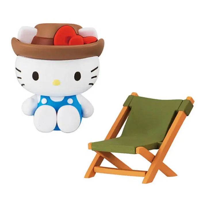 [BUNJANG] Bandai Gacha Sanrio Friends Going Camping Figure (Hello Kitty) / 반다이 가챠 산리오 캠핑을 떠난 친구들 피규어(헬로키티)