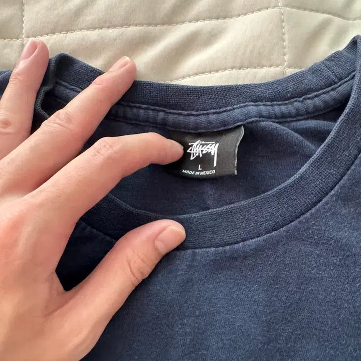 [BUNJANG] Stussy La Boca Vintage T-Shirt Navy L / 스투시 반팔티 라 보카 빈티지 티셔츠 네이비 L