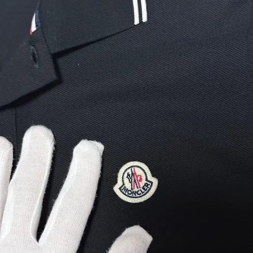 [BUNJANG] Moncler 23SS Black Short-Sleeve Polo Shirt - Size M / [23SS/M/S급]몽클레어 카라티 블랙
