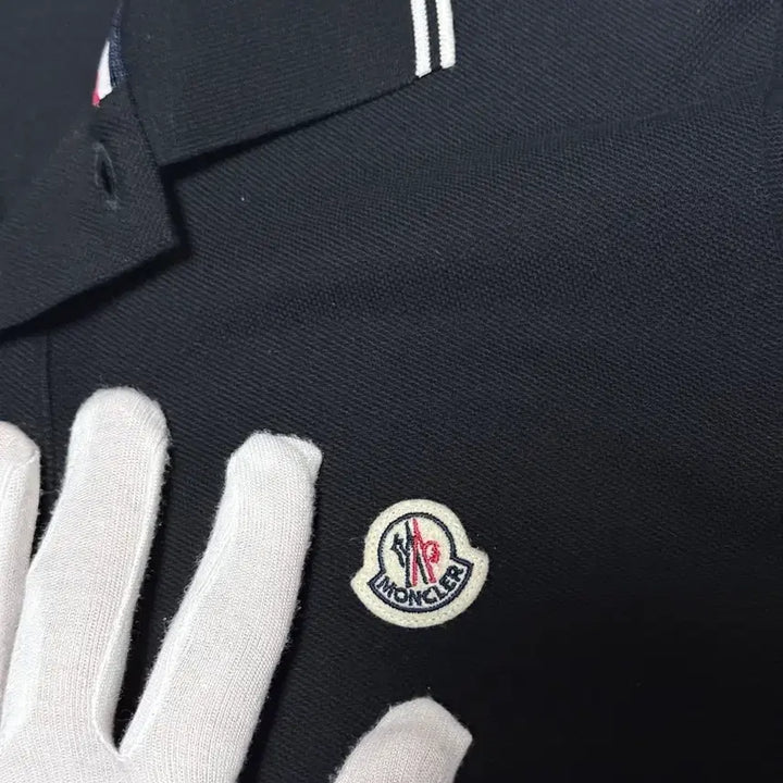 [BUNJANG] Moncler 23SS Black Short-Sleeve Polo Shirt - Size M / [23SS/M/S급]몽클레어 카라티 블랙