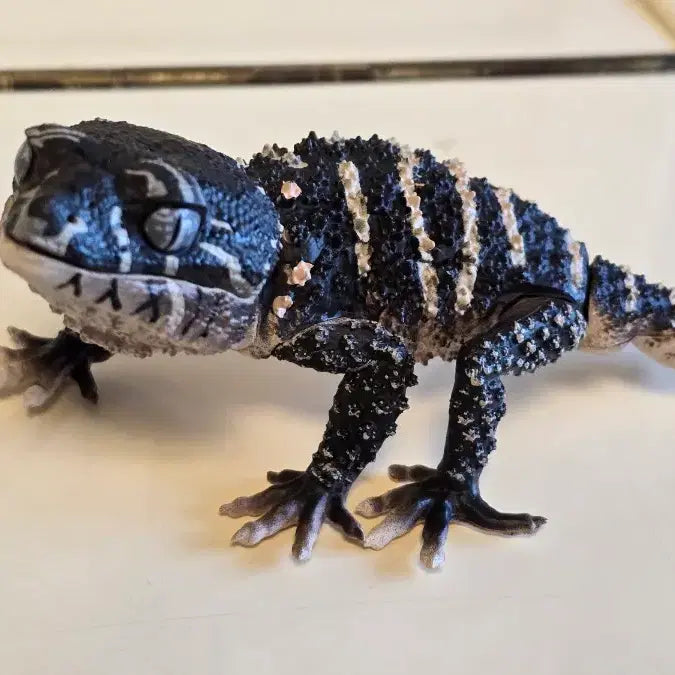 [BUNJANG] SO-TA Rough-snouted Lizard &amp; Armadillo Lizard Vol. 2 Gacha Figure - Black Rough-snouted Lizard / SO-TA 러프납테일&amp;아르마딜로 도마뱀2탄 가챠  블랙러프납테일