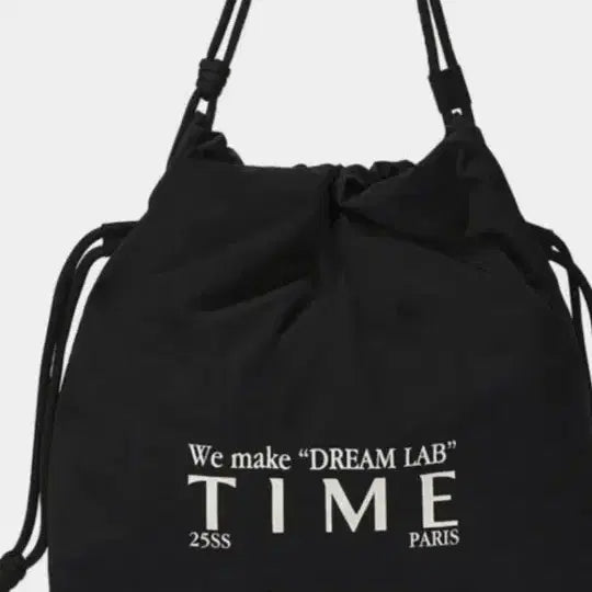 [BUNJANG] Time Logo Printed Shoulder Bag / 타임 로고 프린티드 숄더백
