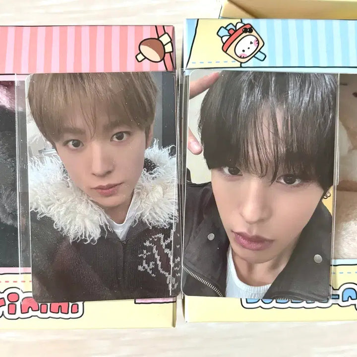[BUNJANG] NCT WISH Riku Yuushi Mint Condition Unsealed Bubble Nini Kurini Photocard / 엔시티 위시 미개봉 위시니니 쿠리니니 버블냥니 포카 양도 분철 리쿠