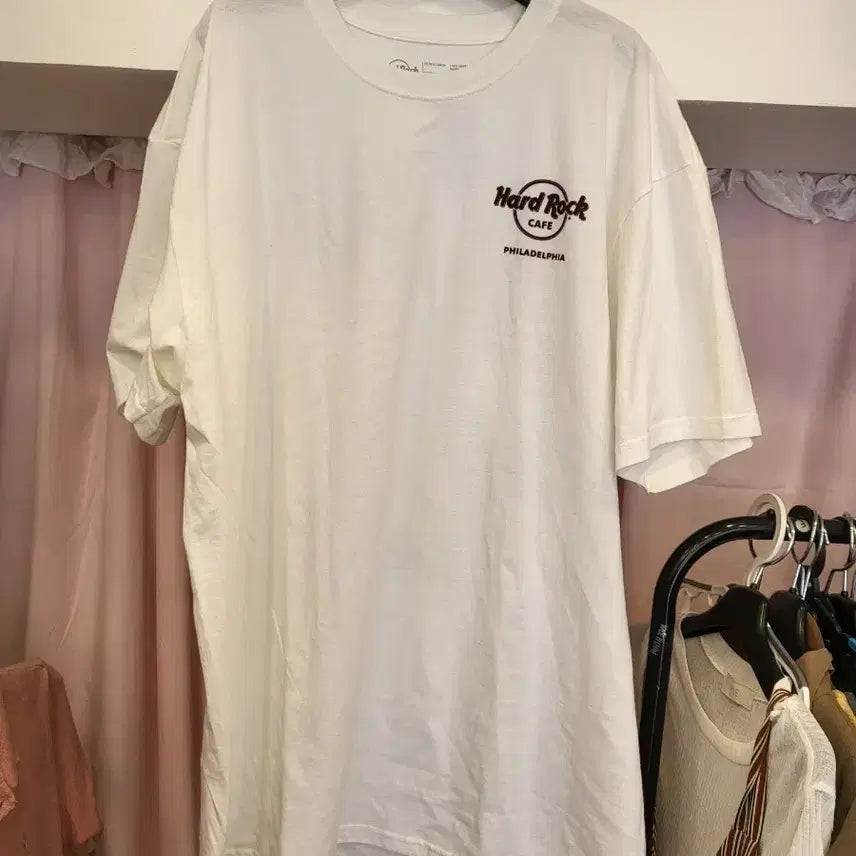 [BUNJANG] Hard Rock Cafe Philadelphia T-Shirt White / 하드락카페 필라델피아 반팔티 화이트