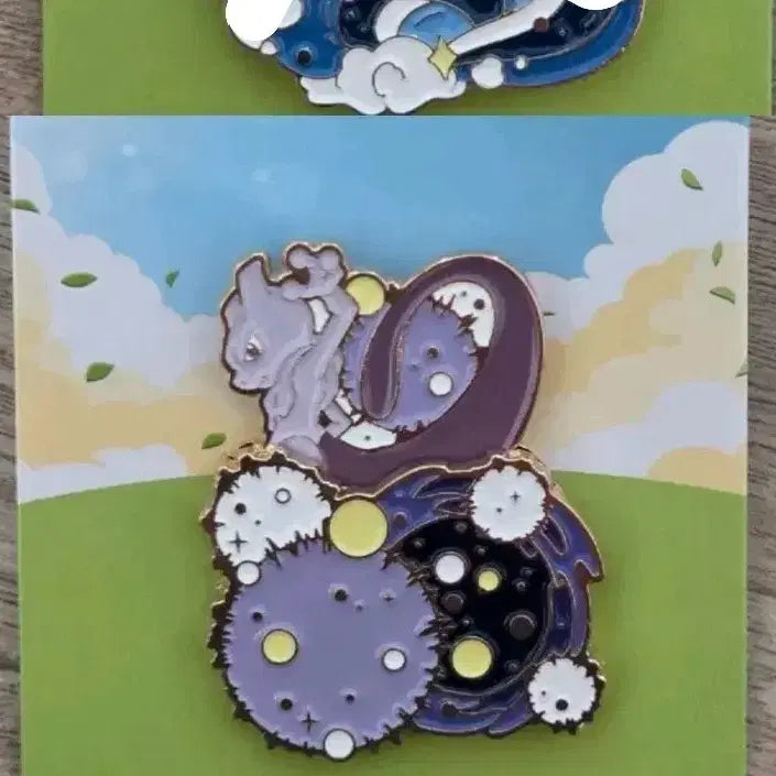 [BUNJANG] Issac Toast Mewtwo Pokemon Badge / 이삭토스트 포켓몬 뱃지 뮤츠