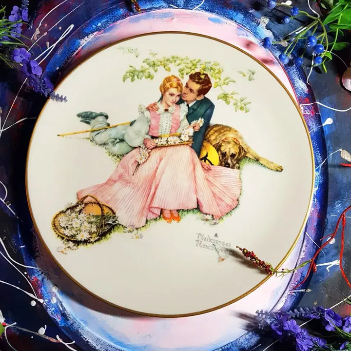 [BUNJANG] Norman Rockwell 1973 Commemorative Plate / 미국 빈티지 접시