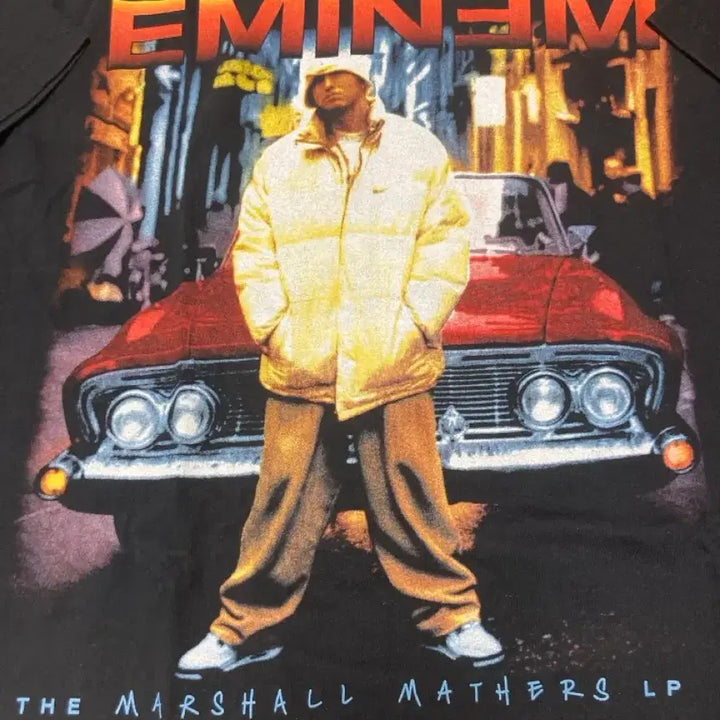 [BUNJANG] Eminem Marshall Mathers LP Short Sleeve T-Shirt Black XL / 빈티지 에미넴 EMINEM Marshall Mathers LP 반팔티