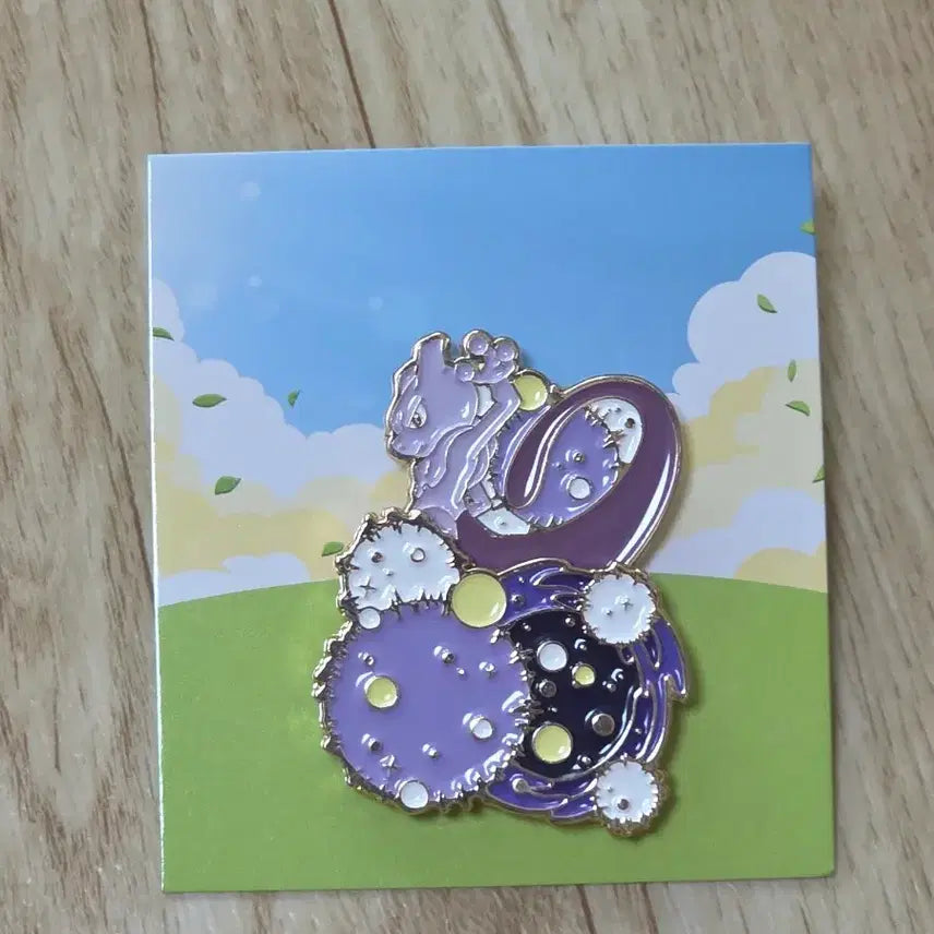 [BUNJANG] LeeSak Toast x Pokemon Mewtwo Badge / 이삭토스트 포켓몬스터 뮤츠 뱃지