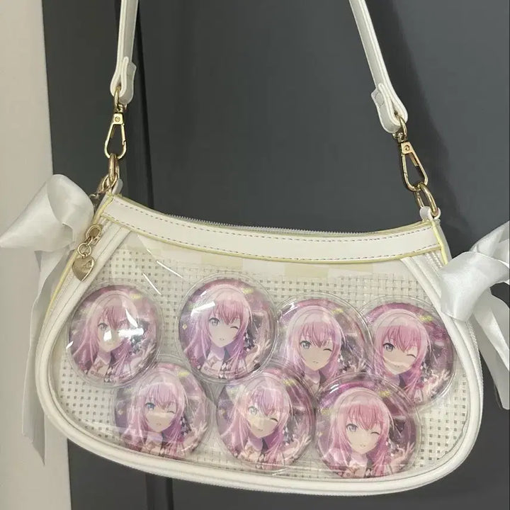 [BUNJANG] HooeyNeko Under the Moon Ita Bag White / 후유네코 언더더문 이타백 화이트(뱃지포함x)