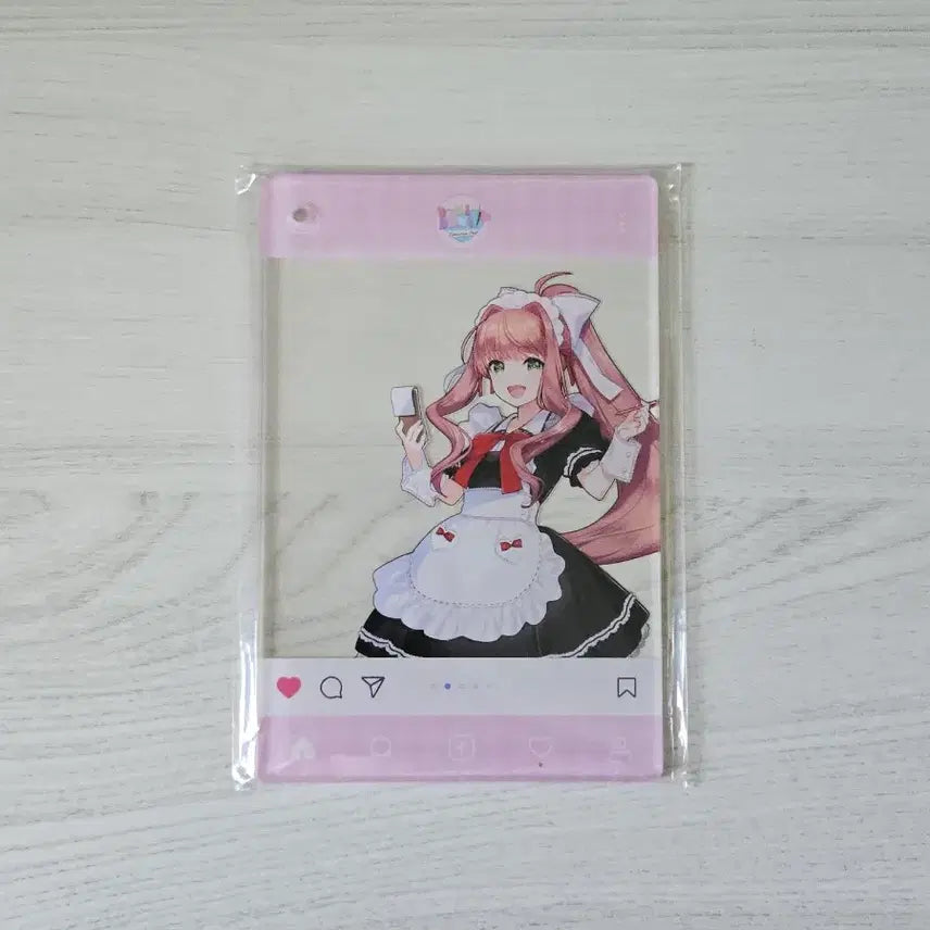 [BUNJANG] Doki Doki Literature Club! Monica Acrylic Card Japan Offline Limited Edition / [미개봉] 두근두근 문예부! 모니카 아크릴카드 일본 오프라인 한정 굿즈
