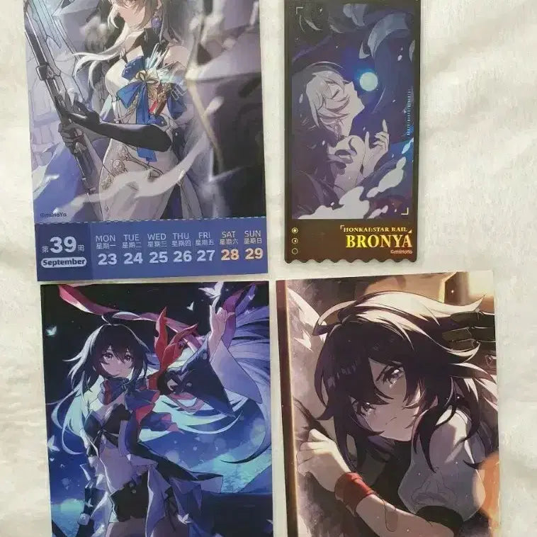 [BUNJANG] Honkai Star Rail Bronya Seele Merchandise Bundle Set / 붕괴스타레일 브로냐 제레 굿즈 일괄
